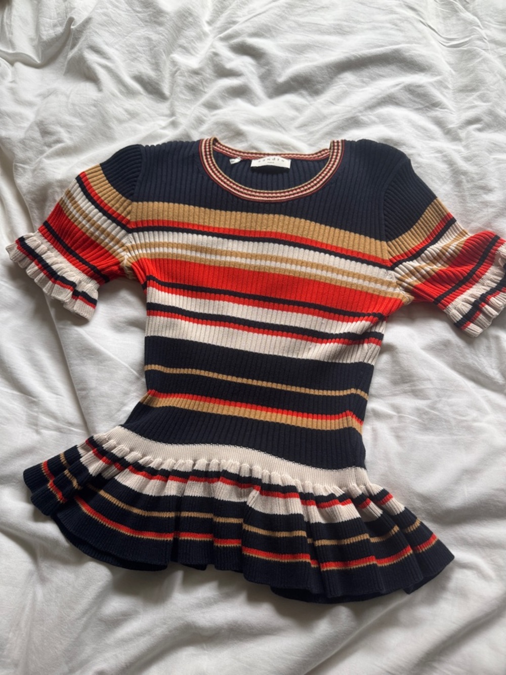 Sandro Peplum Top
